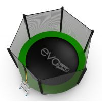 Батут EVO JUMP External 8ft (Green) с нижней сеткой